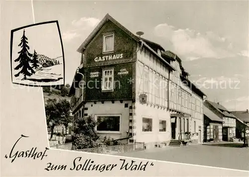 AK / Ansichtskarte 73852064 Lauenberg_Solling Gasthaus zum Sollinger Wald Lauenberg Solling