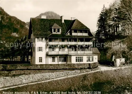 AK / Ansichtskarte  Bad_Ischl_Salzkammergut_AT Pension Alpenblick 