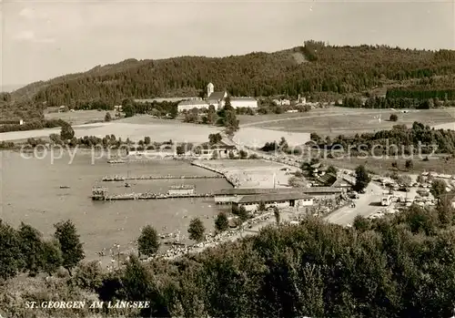 AK / Ansichtskarte 73852079 St_Georgen_Laengsee_Kaernten_AT Panorama Fliegeraufnahme 