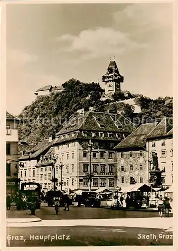 AK / Ansichtskarte  Graz__Steiermark_AT Hauptplatz 