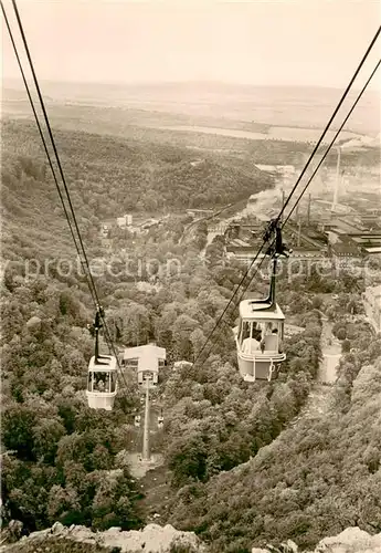 AK / Ansichtskarte  Seilbahn_Cable-Car_Telepherique Thale Harz Personenschwebebahn 