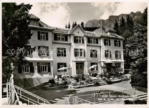 AK / Ansichtskarte  Oberschan_SG Hotel Kurhaus Adler 