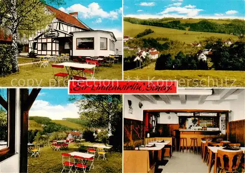 AK / Ansichtskarte 73852174 Scherf Restaurant zur Lindenwirtin Panorama 