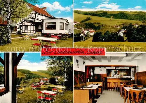 AK / Ansichtskarte  Scherf Restaurant zur Lindenwirtin Panorama 