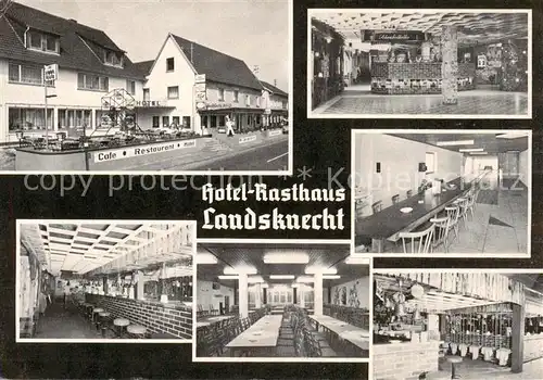 AK / Ansichtskarte  Uckerath_Hennef Hotel Restaurant Landsknecht 