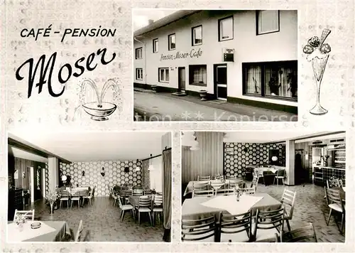 AK / Ansichtskarte 73852212 Wuerding_Bad_Fuessing Café Pension Moser Gaststube Wuerding_Bad_Fuessing