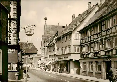 AK / Ansichtskarte  Saulgau Hauptstrasse Saulgau