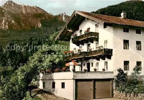 AK / Ansichtskarte  Rottau_Chiemgau Berghof Pension Adersberg Rottau Chiemgau