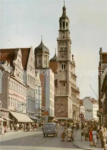 AK / Ansichtskarte  Augsburg Rathaus und Perlach Augsburg