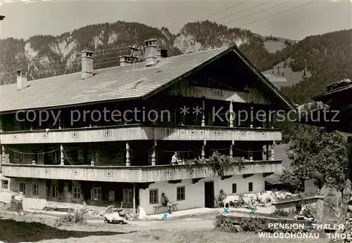 AK / Ansichtskarte  Wildschoenau_Tirol Pension Thaler Wildschoenau Tirol