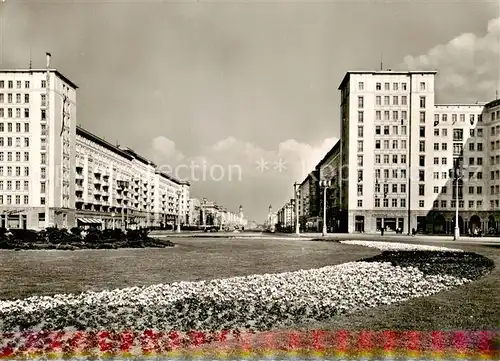 AK / Ansichtskarte 73852290 Berlin Stalinallee Frankfurter Allee Berlin