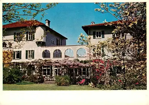 AK / Ansichtskarte  Ascona_Lago_Maggiore_TI Castello del Sole Hotel Sonnenhof Baumbluete 