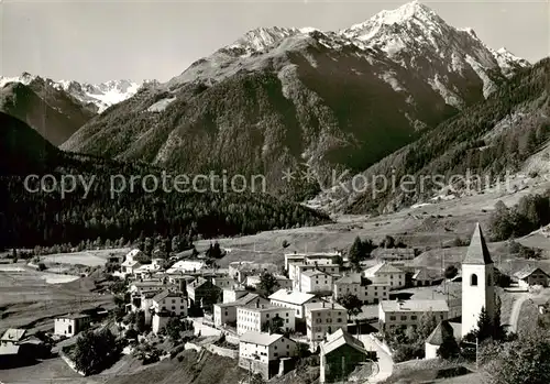 AK / Ansichtskarte  Lavin_GR Panorama Blick gegen Piz Sarsura und Piz del Ras 