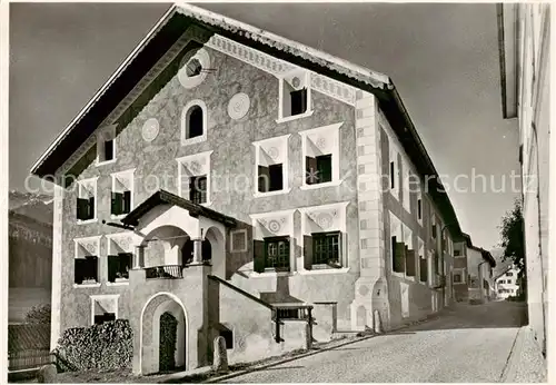 AK / Ansichtskarte  S-chanf_GR Chasa Engadinaisa 