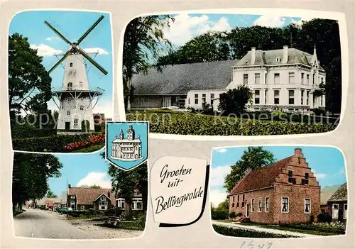 AK / Ansichtskarte 73852344 Bellingwolde Windmuehle Hotel Teilansichten Bellingwolde