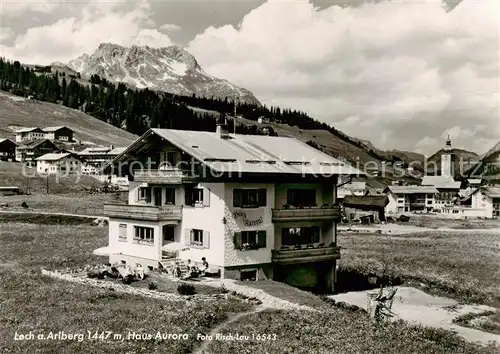 AK / Ansichtskarte  Lech_Vorarlberg Gaestehaus Pension Haus Aurora Lech Vorarlberg