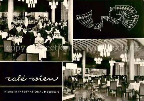 AK / Ansichtskarte  Magdeburg Café Wien Interhotel International Magdeburg