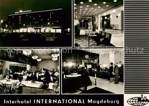 AK / Ansichtskarte 73852374 Magdeburg Interhotel International Restaurant Magdeburg