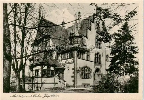 AK / Ansichtskarte  Marburg_Lahn Jaegerheim Marburg_Lahn