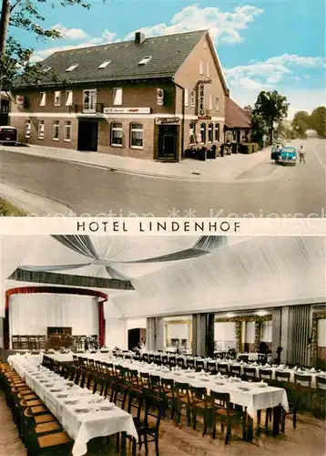 AK / Ansichtskarte  Nenndorf_Harburg Hotel Lindenhof Festsaal Nenndorf Harburg