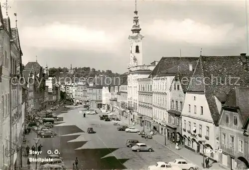 AK / Ansichtskarte 73852383 Steyr_Enns_Oberoesterreich Stadtplatz Steyr_Enns