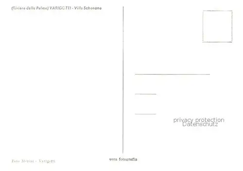 AK / Ansichtskarte  Varigotti_Finale_Ligure_IT Villa Schenone 