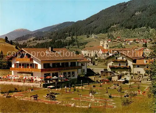 AK / Ansichtskarte  Steinach_Brenner_Tirol Gaestehaus Cafe Pfaffenberger Minigolfplatz Steinach_Brenner_Tirol