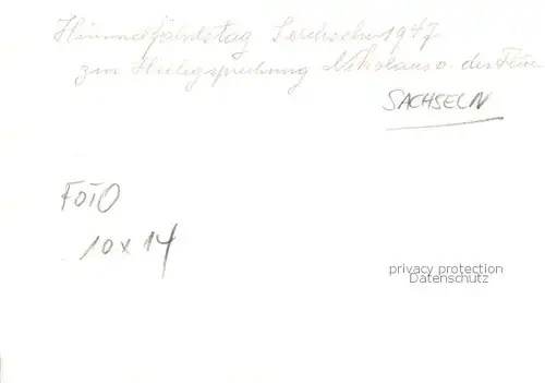 AK / Ansichtskarte  Sachseln_OW Himmelfahrtstag Sachseln 1947 zur Heiligsprechung des Nikolaus von der Fluee Sachseln OW