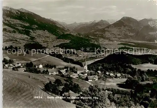 AK / Ansichtskarte  Gurtis_Nenzing_Vorarlberg_AT Panorama Blick ins Grosse Walsertal Alpen 