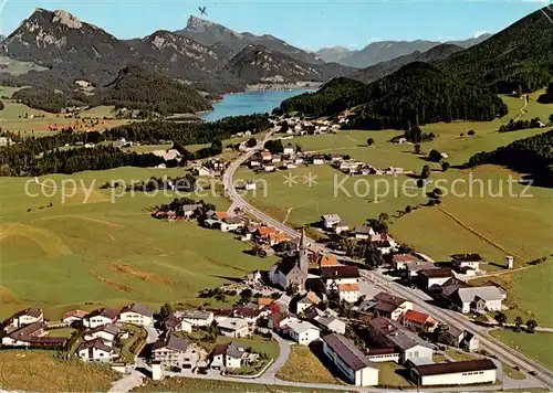 AK / Ansichtskarte  Hof_Salzburg_AT Erholungsort am Fuschlsee mit Schober und Schafberg 