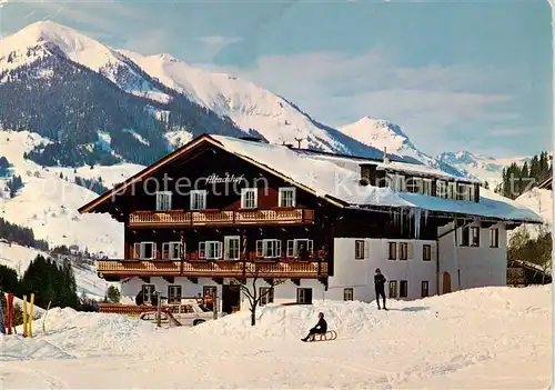 AK / Ansichtskarte 73852456 Saalbach_-Hinterglemm_AT Jugenderholungsheim Altachhof Wintersportort Alpen 