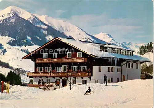 AK / Ansichtskarte  Saalbach_-Hinterglemm_AT Jugenderholungsheim Altachhof Wintersportort Alpen 