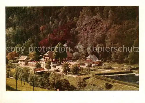 AK / Ansichtskarte  Todtnau Hotel Waldeck im Schwarzwald Todtnau