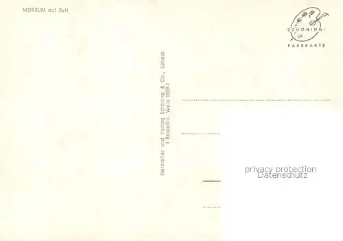 AK / Ansichtskarte  Morsum_Sylt Restaurant Morsum Sylt