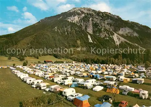 AK / Ansichtskarte  Ruhpolding Campingplatz Ortnerhof Rauschberg Ruhpolding