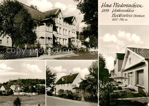 AK / Ansichtskarte  Hahnenklee-Bockswiese_Harz Haus Niedersachsen Hahnenklee-Bockswiese