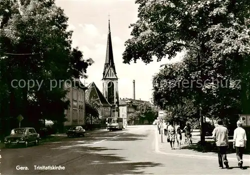 AK / Ansichtskarte  Gera Trinitatiskirche Gera