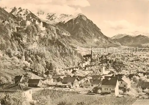 AK / Ansichtskarte  Vaduz_Liechtenstein_FL Panorama 