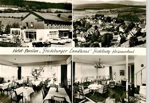 AK / Ansichtskarte 73852554 Fredeburg_Schmallenberg Hotel Pension Fredeburger Landhaus Gastraeume Panorama Fredeburg_Schmallenberg