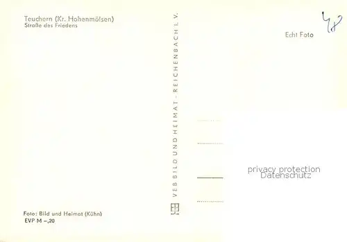 AK / Ansichtskarte  Teuchern Strasse des Friedens Teuchern