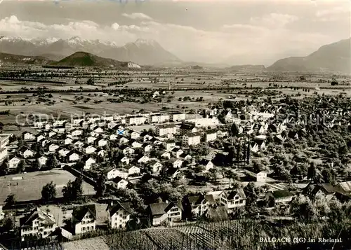 AK / Ansichtskarte  Balgach Panorama Balgach