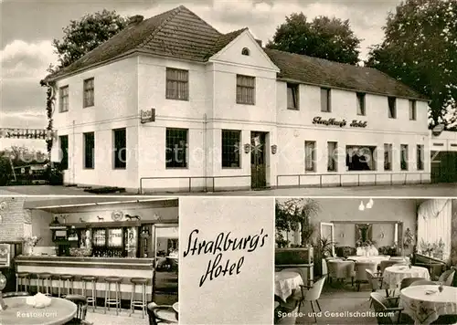 AK / Ansichtskarte 73852632 Goldenstedt Strassburgs Hotel und Ausflugsrestaurant Gaststube Bar Goldenstedt