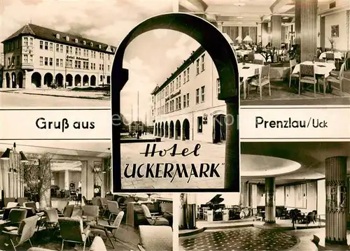 AK / Ansichtskarte 73852650 Prenzlau Hotel Uckermark Gastraeume Foyer Prenzlau