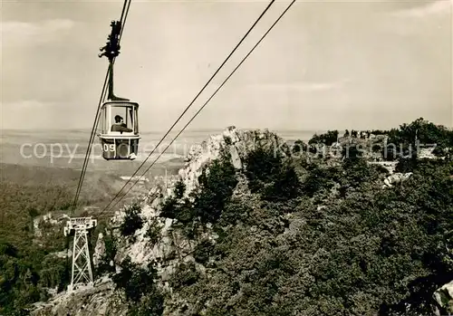 AK / Ansichtskarte  Seilbahn_Cable-Car_Telepherique Thale Harz Personenschwebebahn 