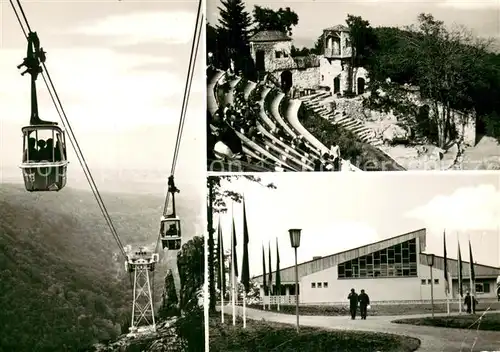 AK / Ansichtskarte  Seilbahn_Cable-Car_Telepherique Thale Harz Bergtheater Bergstation 