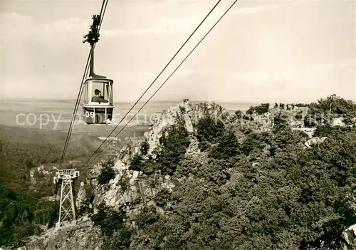 AK / Ansichtskarte  Seilbahn_Cable-Car_Telepherique Thale Harz Personenschwebebahn  