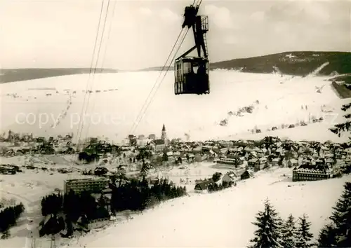 AK / Ansichtskarte  Seilbahn_Cable-Car_Telepherique Oberwiesenthal  