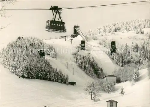 AK / Ansichtskarte  Seilbahn_Cable-Car_Telepherique Oberwiesenthal  