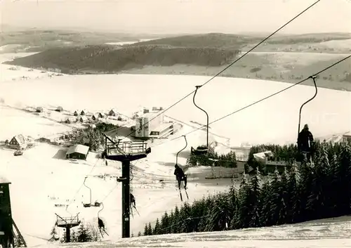 AK / Ansichtskarte  Sessellift_Chairlift_Telesiege Oberwiesenthal  