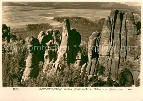 AK / Ansichtskarte  Foto_Hahn_Nr. Nr. 3392 Elbsandsteingebirge  Schrammtor  Foto_Hahn_Nr.